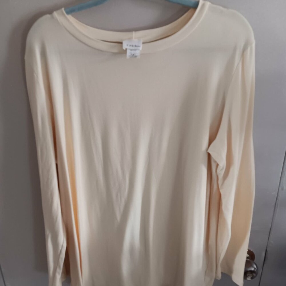 Woman's light yellow tunic top 3X